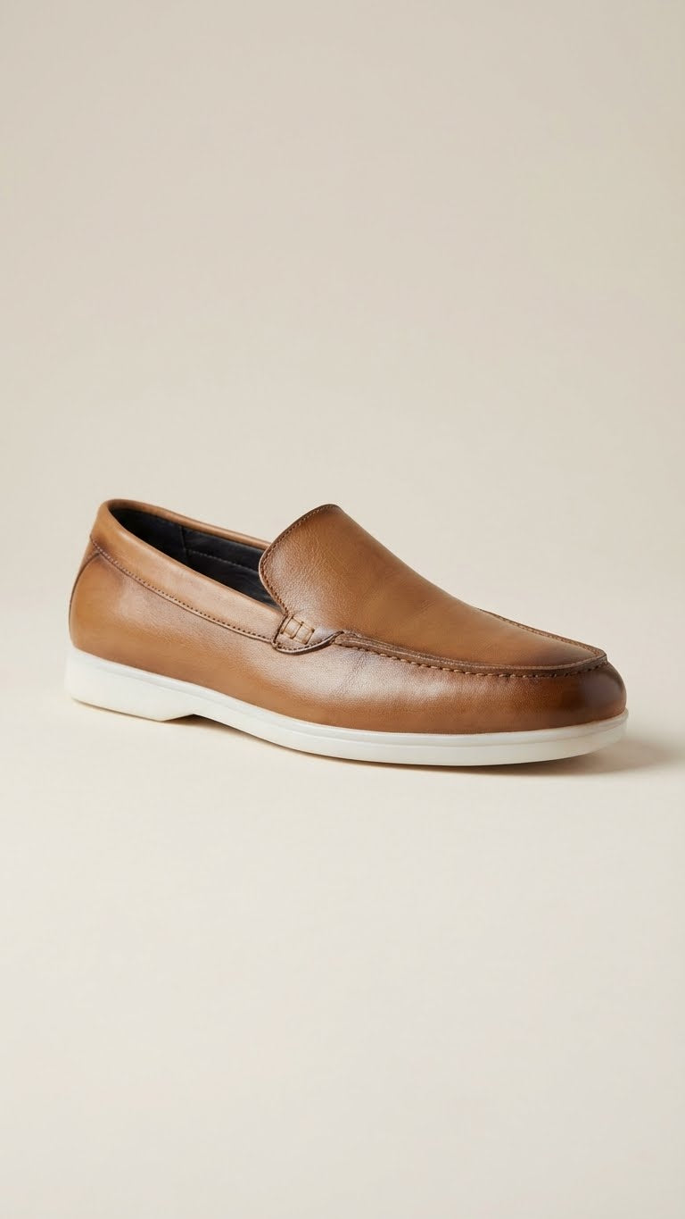 Mocassin Cuir Homme